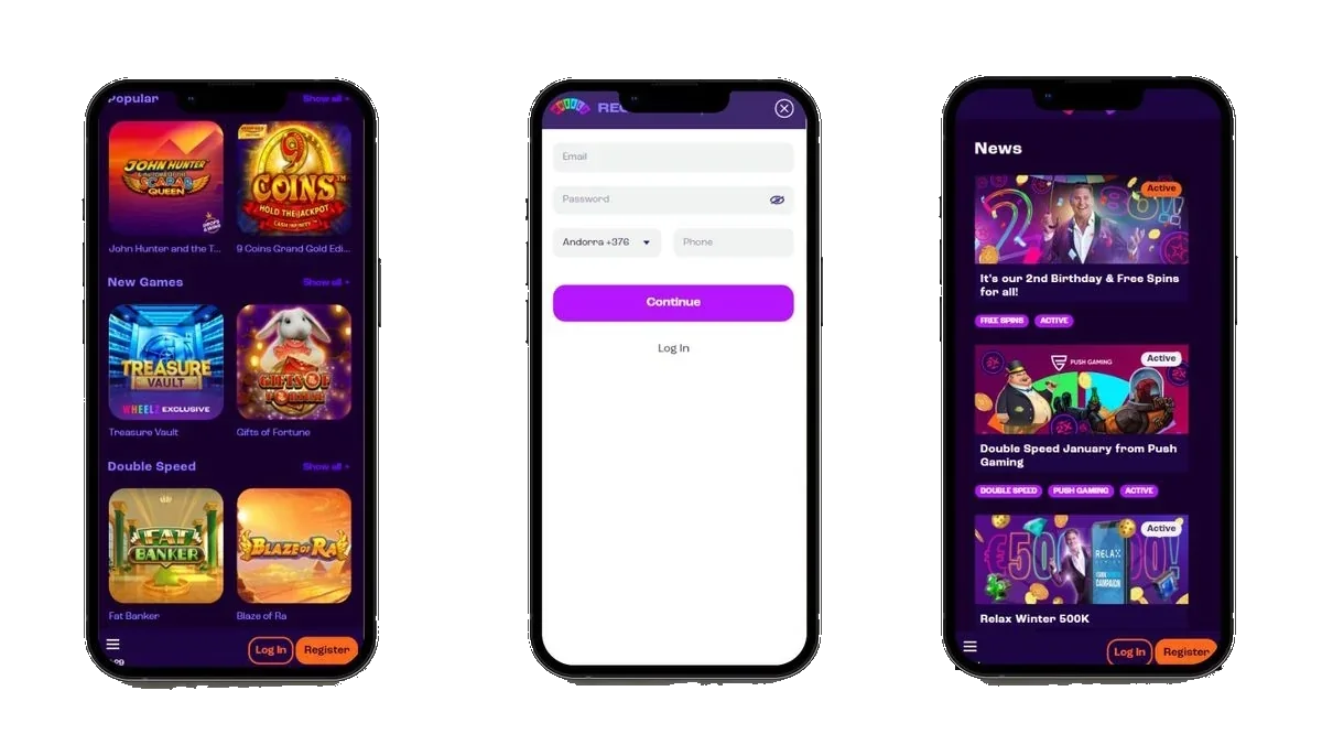 Wheelz Casino mobile vers